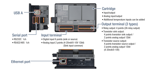 FT1J 4.3inch PLC+HMI - Image 2